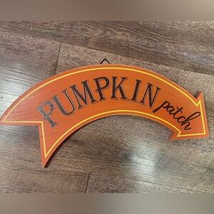 Orange Pumpkin Patch Wall Decor